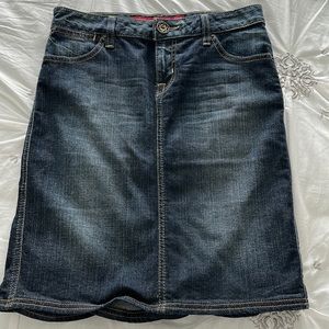 Vintage Guess Denim Pencil Skirt Sz 24
